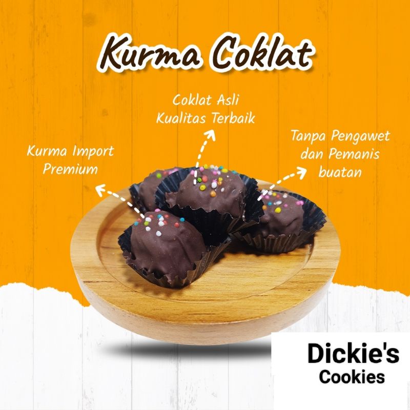 

Kurma Cokelat Premium 250gram / Cokelat lumer / kurma cokelat / cokelat kurma