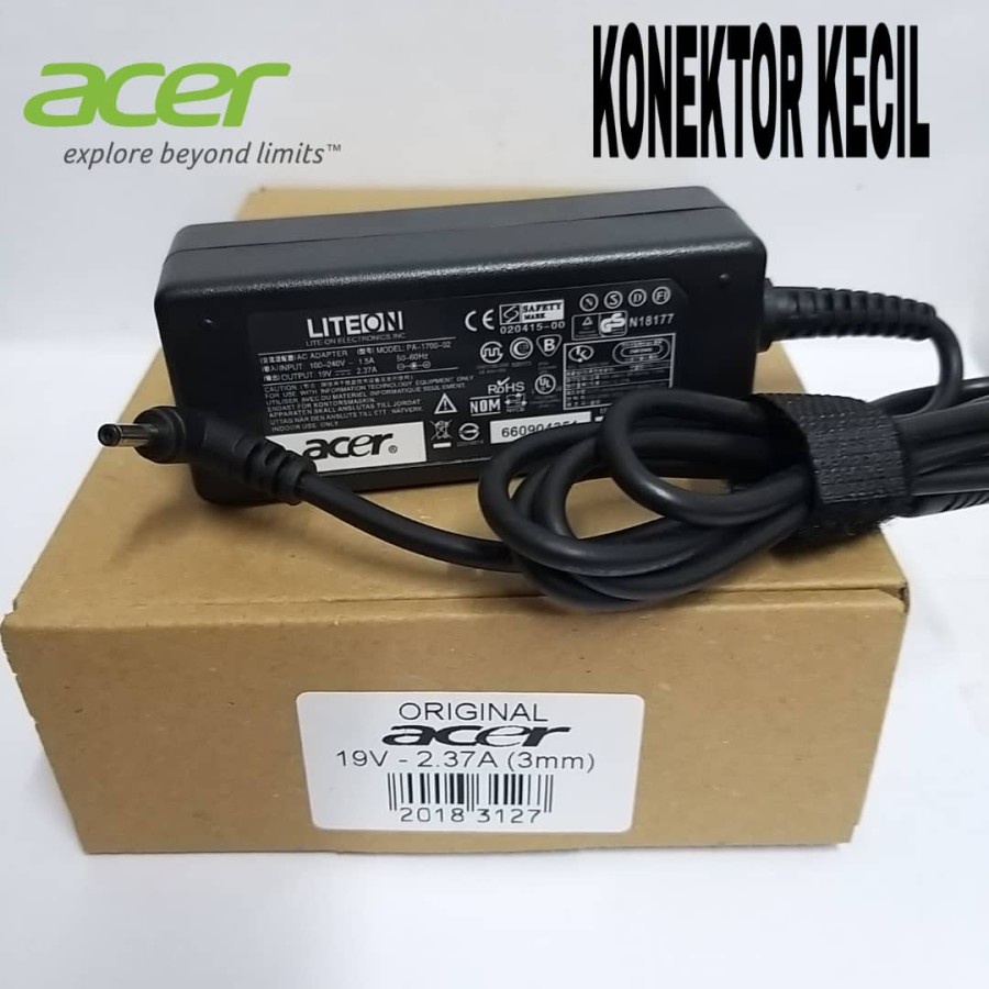 Adaptor Laptop Acer Spin 1 SP111-32N 3 SP314-51 Adaptor Acer 19V 2.37A 45W