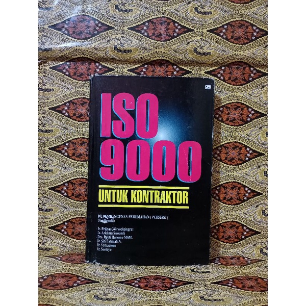 BUKU ORIGINAL ISO 9000 UNTUK KONTRAKTOR