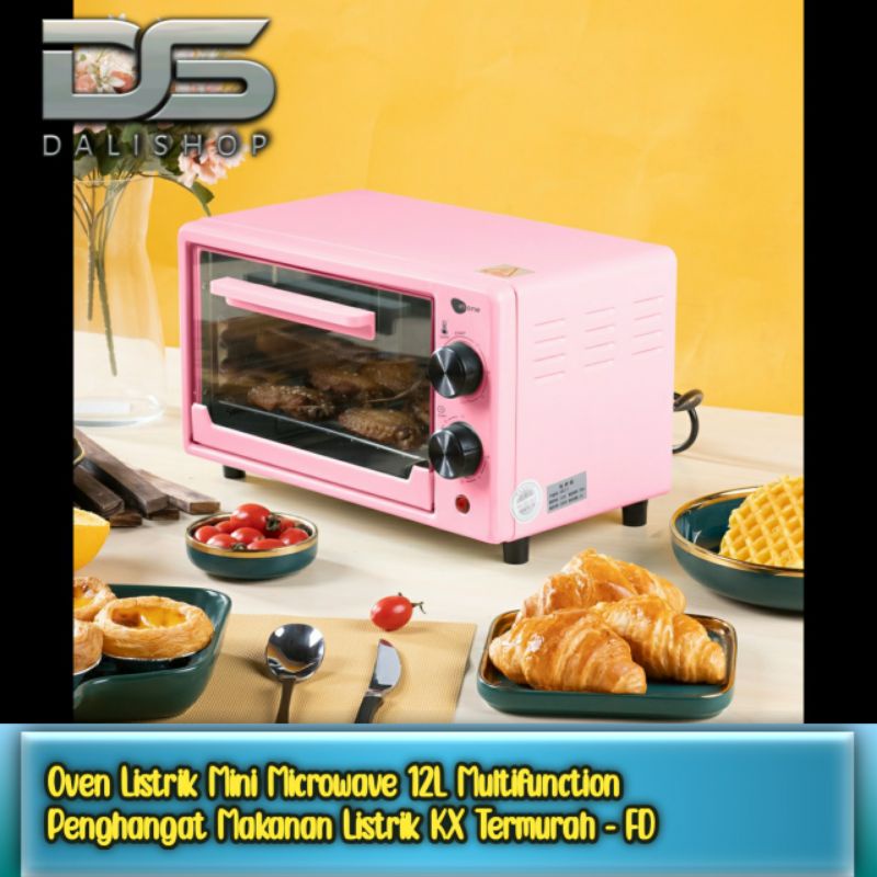 Oven Listrik Mini Microwave 12L Multifunction Penghangat Makanan Listrik KX Termurah - FD
