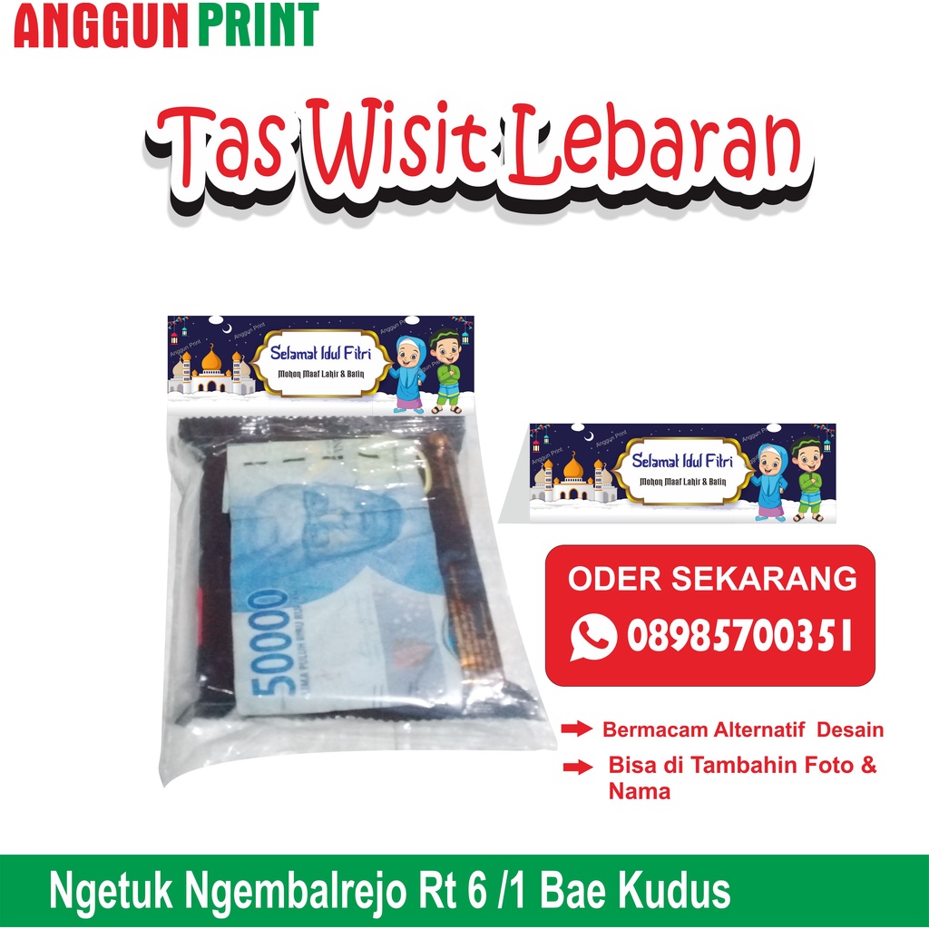 Tas snack lebaran parcel lebaran idul fitri ampau lebaran ampao lebaran angpao lebaran