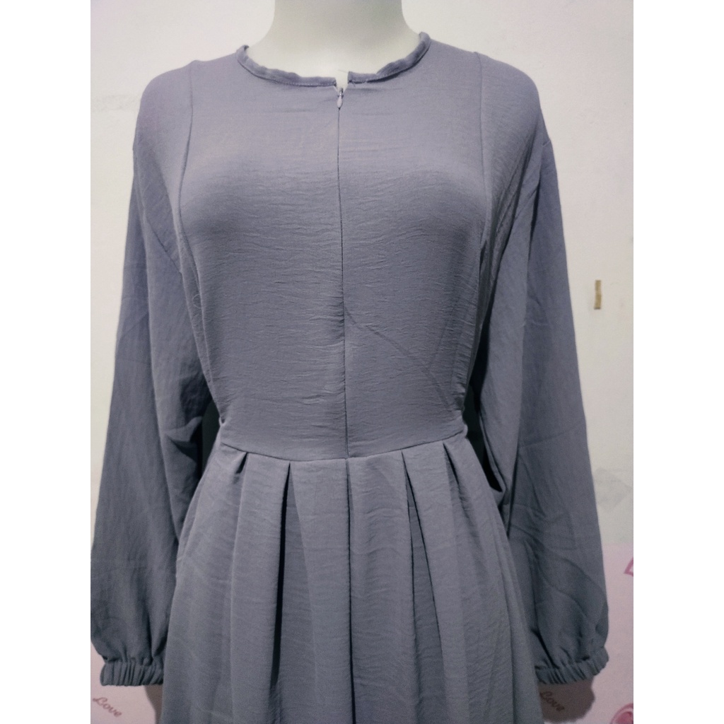 Udlia Gamis Crinkle Gamis Kantor Busui Tanya