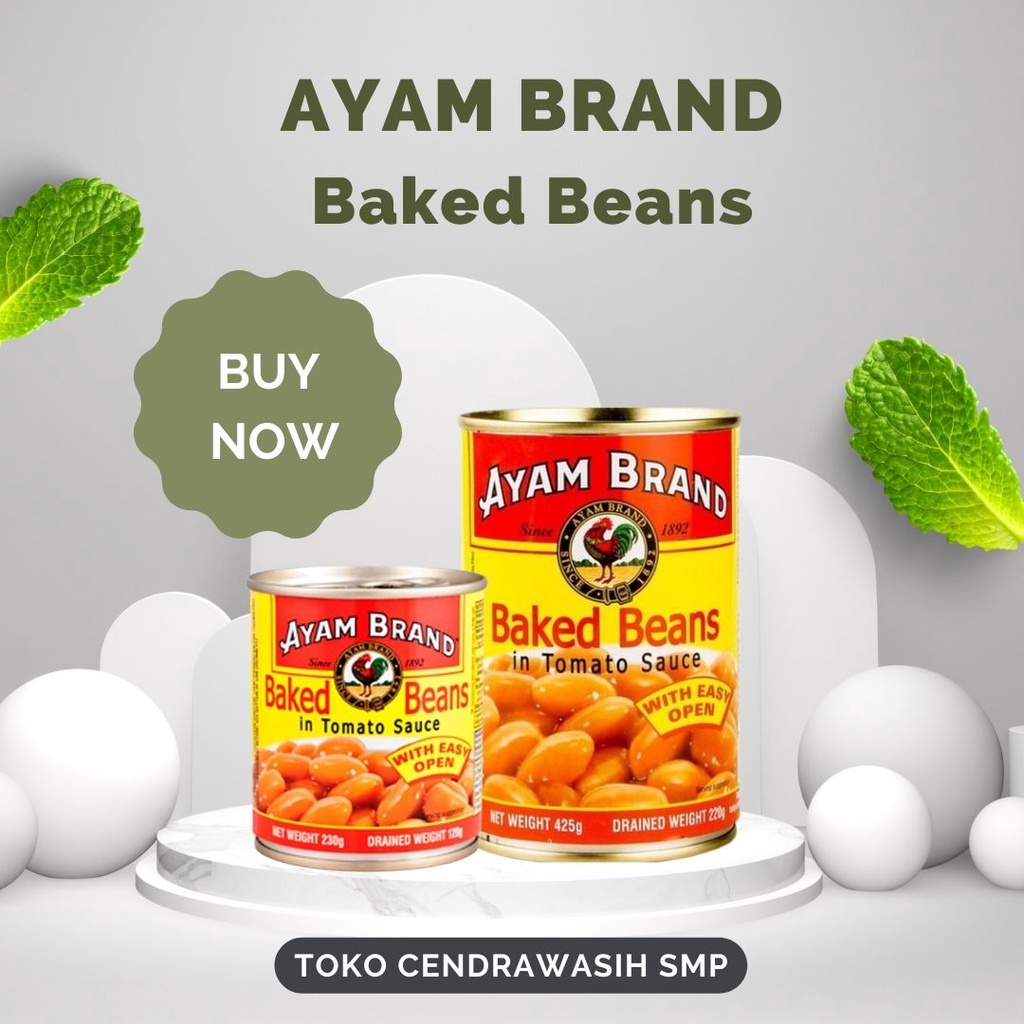 

Ayam Brand Baked Beans, Baked Beans Light dan Baked beans Cheese Kacang Merah Panggang Dalam Kemasan kaleng