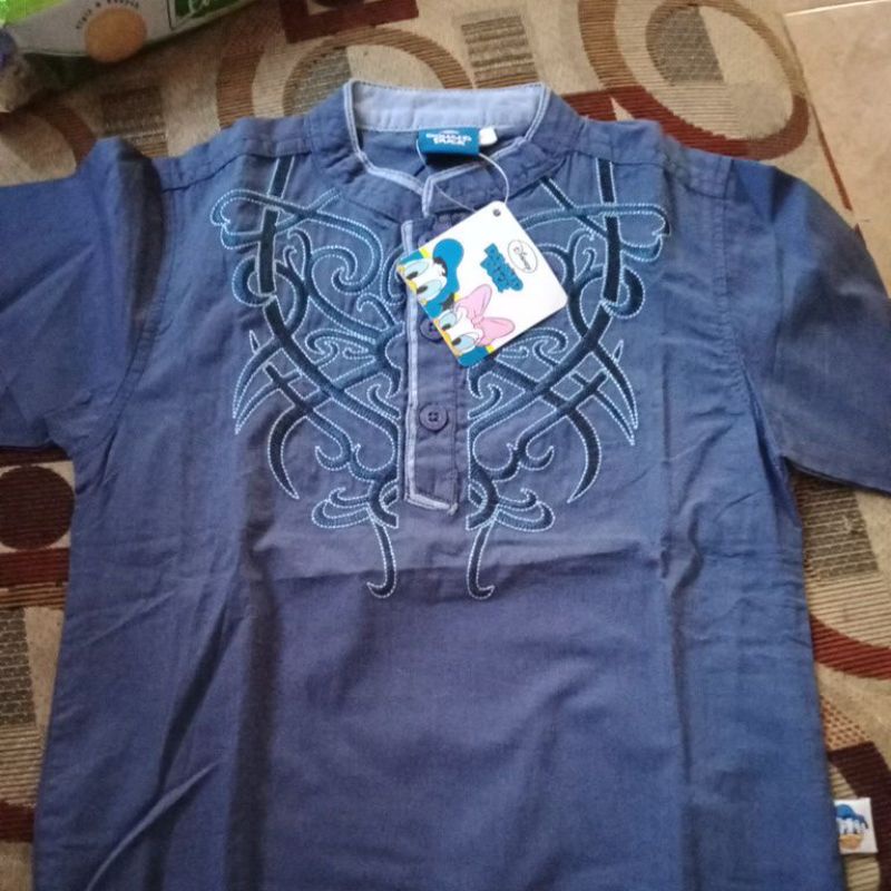 kemeja Koko Donald duck