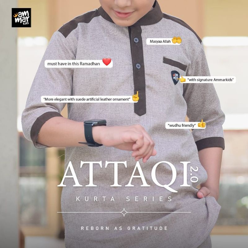 Toko Sunrise 99 I Stelan Koko Anak / Set Kurta Anak ATTAQI Kurta Series / Baju Koko Stelan Anak ATTAQI Littlekhaf By AMMARKIDS / SET KURTA ATTAQI AMMARKIDS USIA 3-12 TAHUN / Ammar Kids Attaqi 2.0 Reborn - Setelan Baju Koko Kurta +