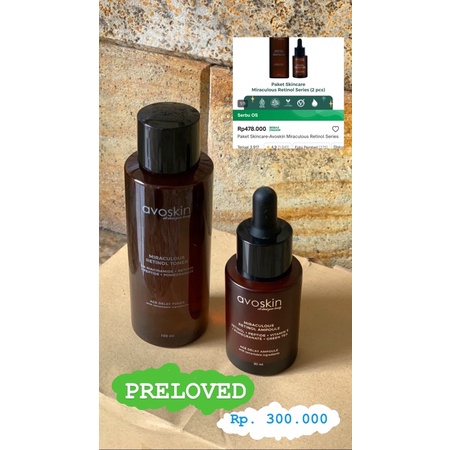 retinol ampoule avoskin preloved