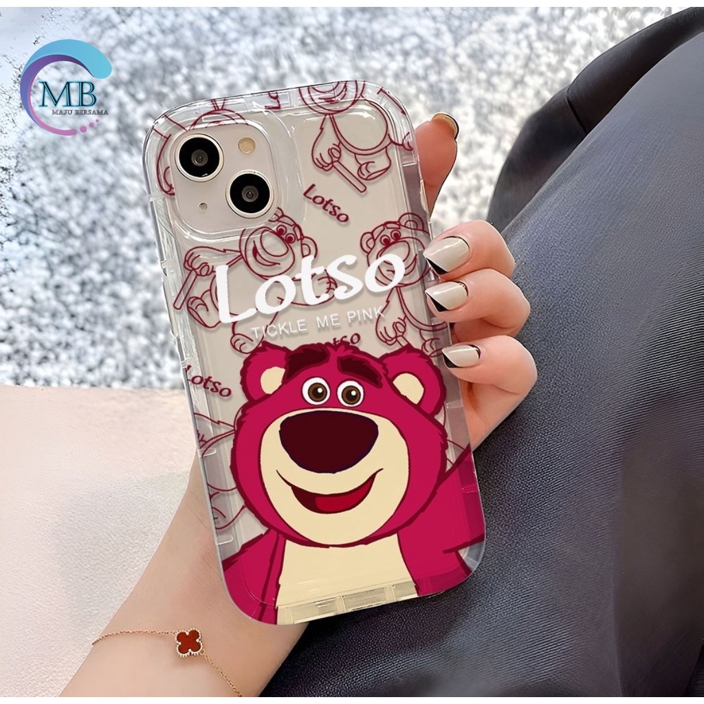 SS809 SOFTCASE CUTE STRAWBERRY LOTSO FOR IPHONE 6 6S 6+ 6S+ 7 8 7+ 8+ X XS XR XS MAX 11 12 13 14 PRO MAX MB4622