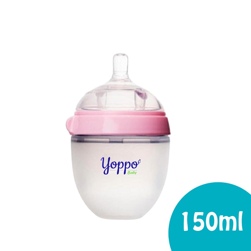 Yoppo Baby Botol susu Silikon / Botol susu bayi Silikon BPA free