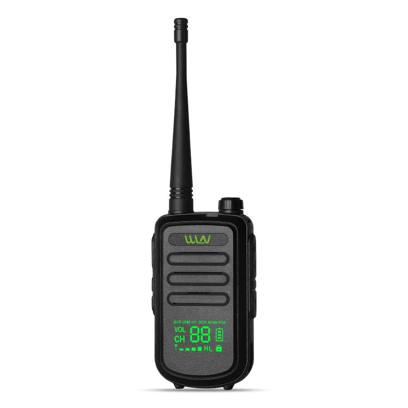 WLN Walkie talkie HT Two-Way Radio Layar LED KD - C100U ( isi 1 pcs ) - Antena Sedang-Batrai 1500 mA