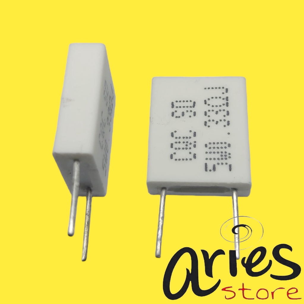 Resistor 5w 0.33 model berdiri atau gepeng