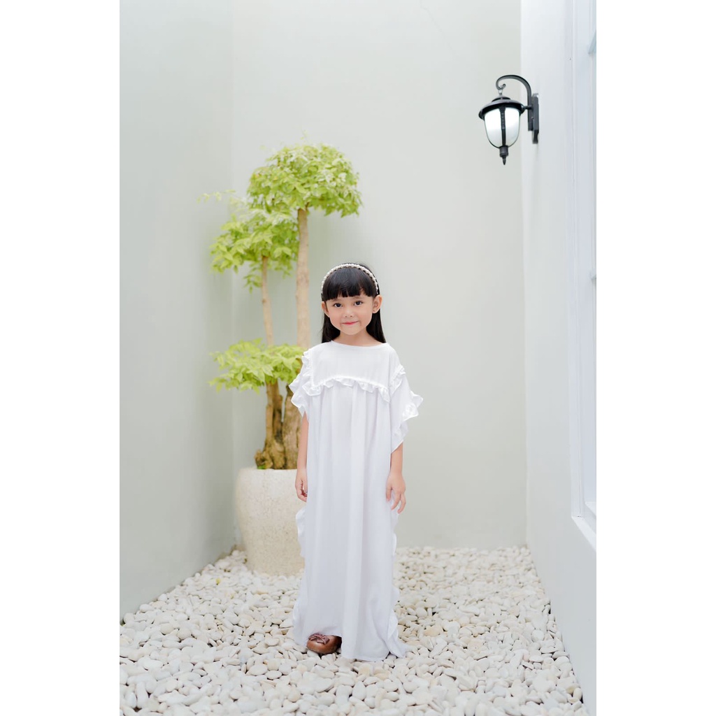 Smilee Kaftan Amara 2-10 Tahun Lucuna Dress Raya Anak Perempuan / Kaftan Lebaran / Pakaian Muslim Anak Perempuan CBKS