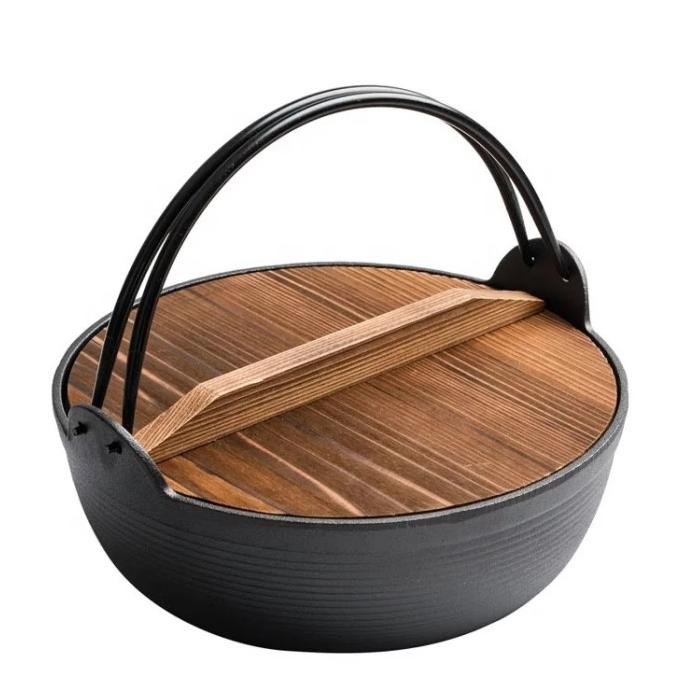 cast iron hotpot bowl 20 cm panci shabu suki kuah korean food premium |gat