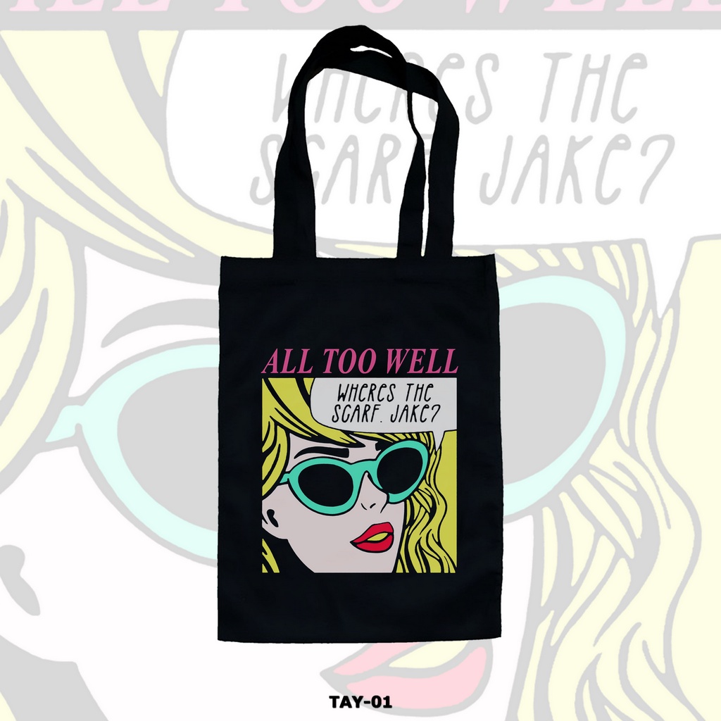 TOTE BAG BLACU  - TAYLOR SWIFT 04