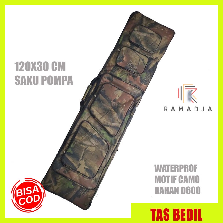 TAS SENAPAN ANGIN SAKU POMPA EXTRA DOUBE SAKU BUSA TEBAL TAS CAMO