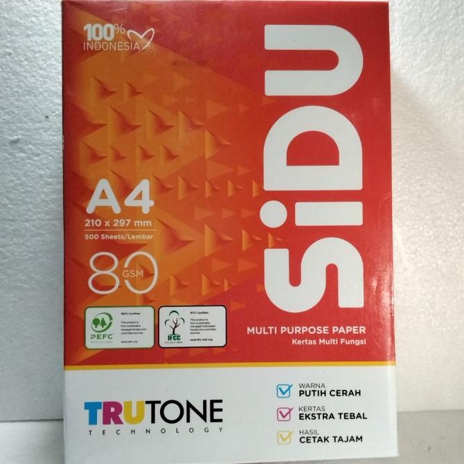 

yang dicari] HVS A4 - 80gr -500 lbr SIDU
