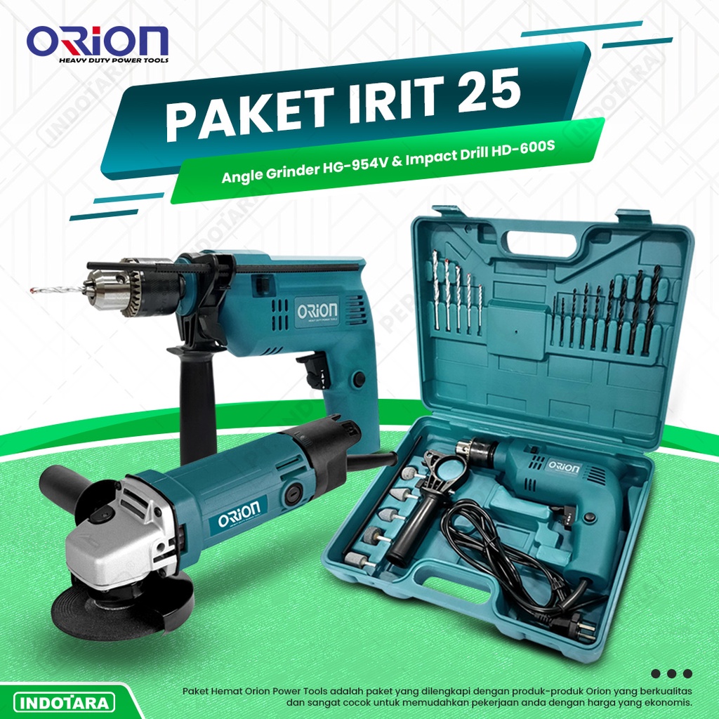 Paket Irit 25 - Gerinda Tangan HG954V