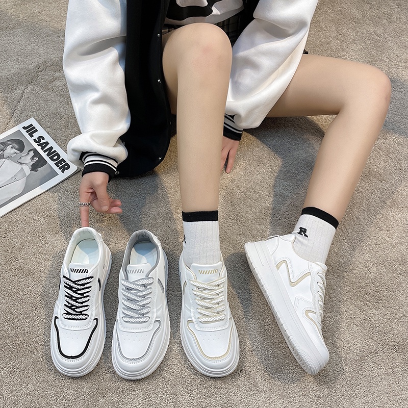 Korean Fashion Sneaker Line Rope Wanita 5279 (35 - 40)