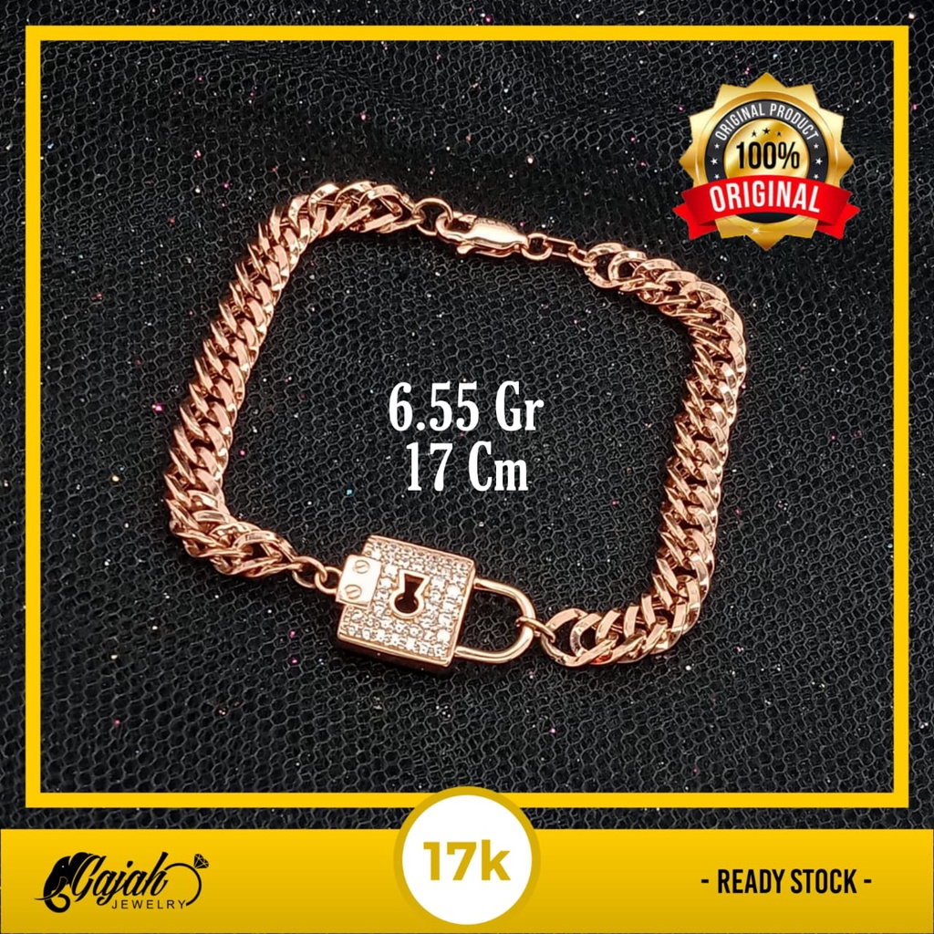 Gelang Emas 17K - 6.55 Gr Kadar 750 - 4561