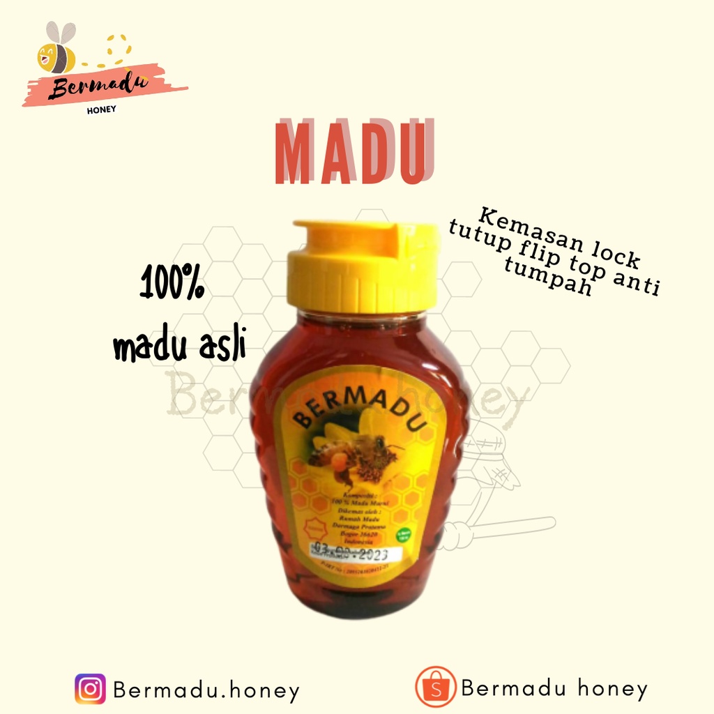 

Bermadu - Madu Murni Madu Asli tanpa campuran 215 mL (300 g)