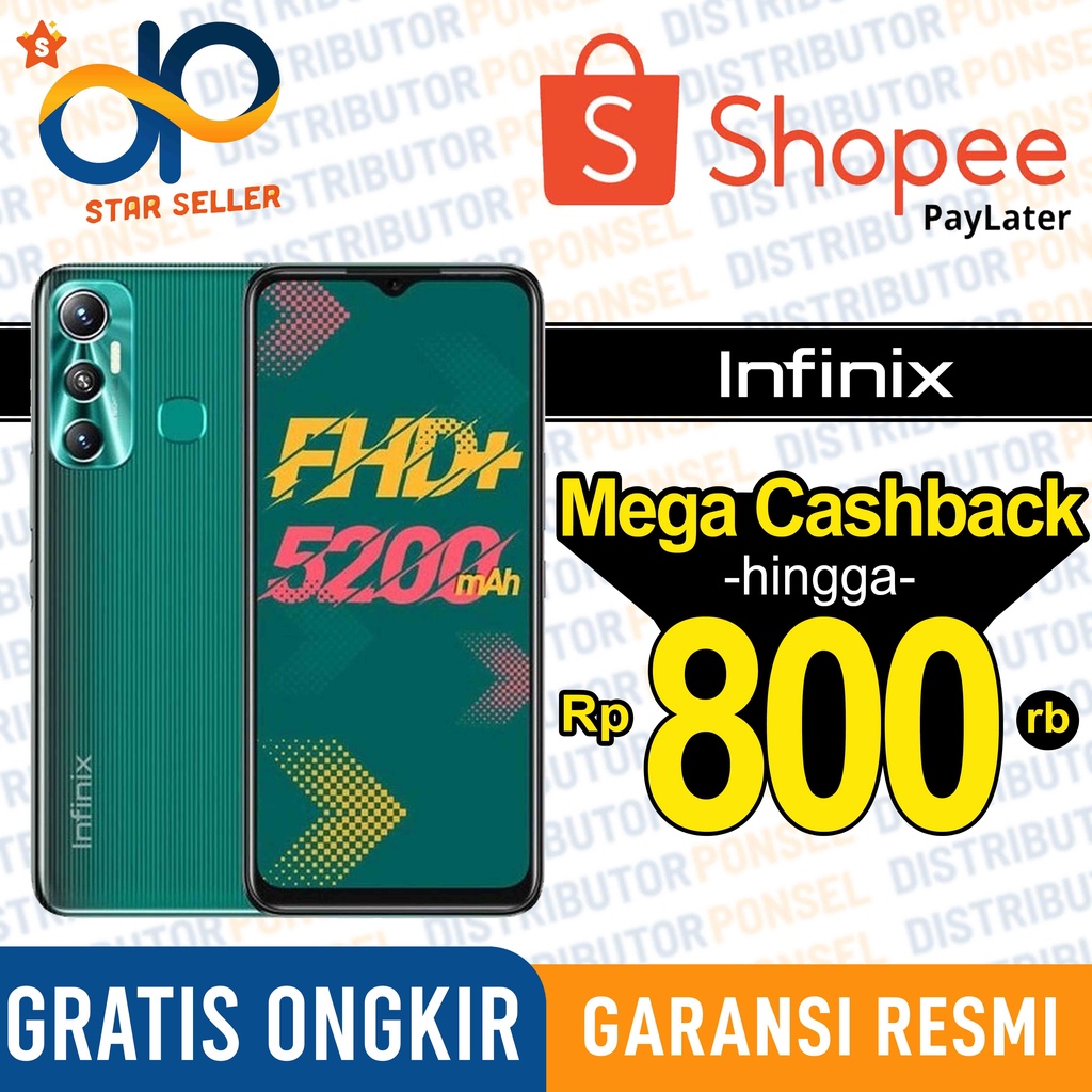 Infinix Hot 11 4/64 GB Garansi Resmi 4 64 GB Not Infinix Hot 20i 20s 20 5G 30i 12i 12 Play Smart 7 Note 12 2023 Zero 5G