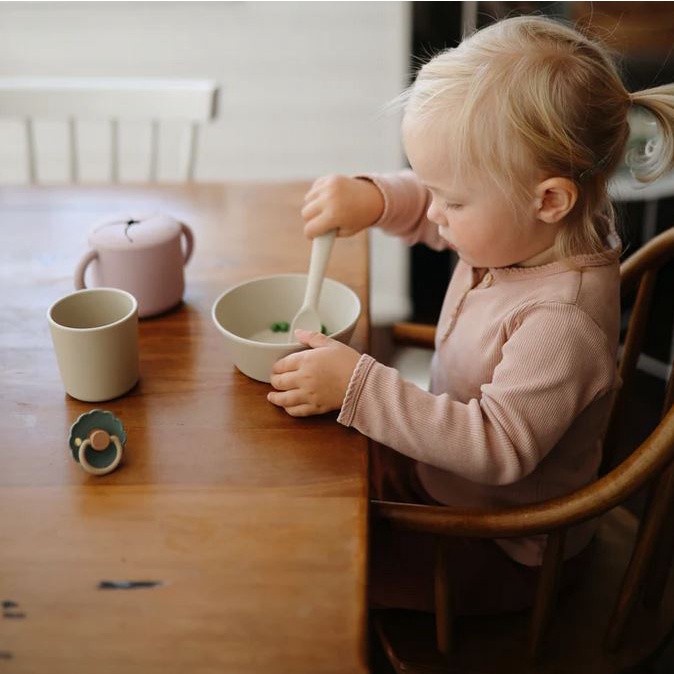 Mushie Dinner Bowl Round - Alat Makan Bayi