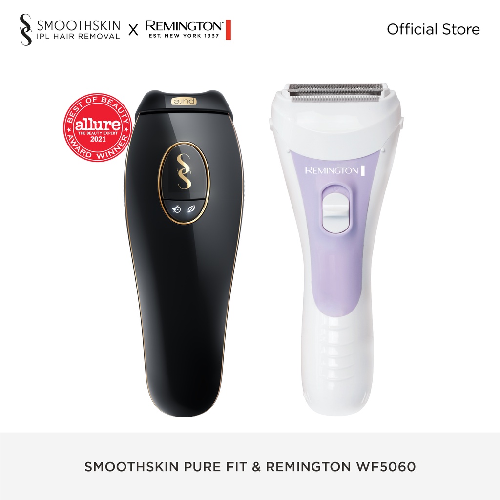 Paket SmoothSkin IPL Hair Removal Pure Fit - Remington Lady Shaver