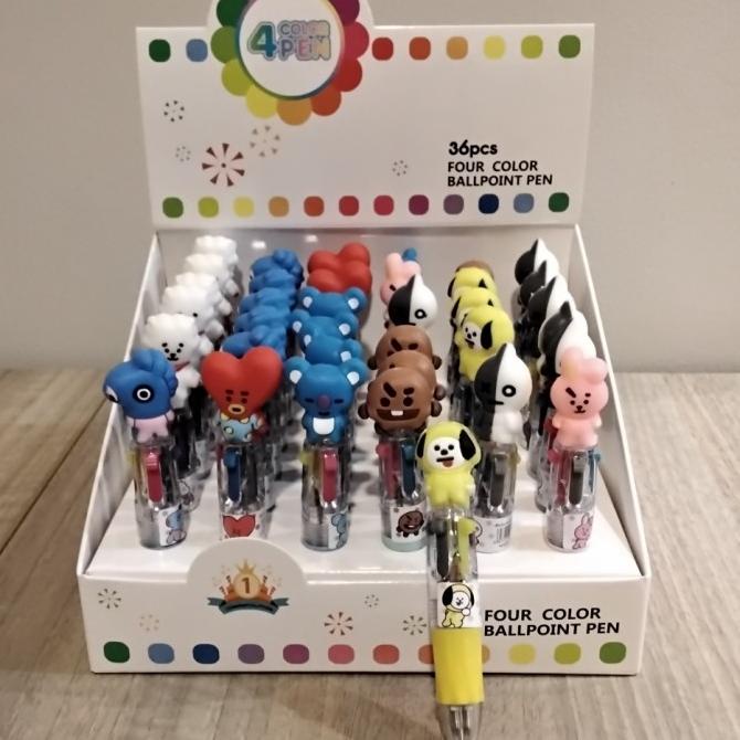 

Termantab] Pen 4warna mini Bts