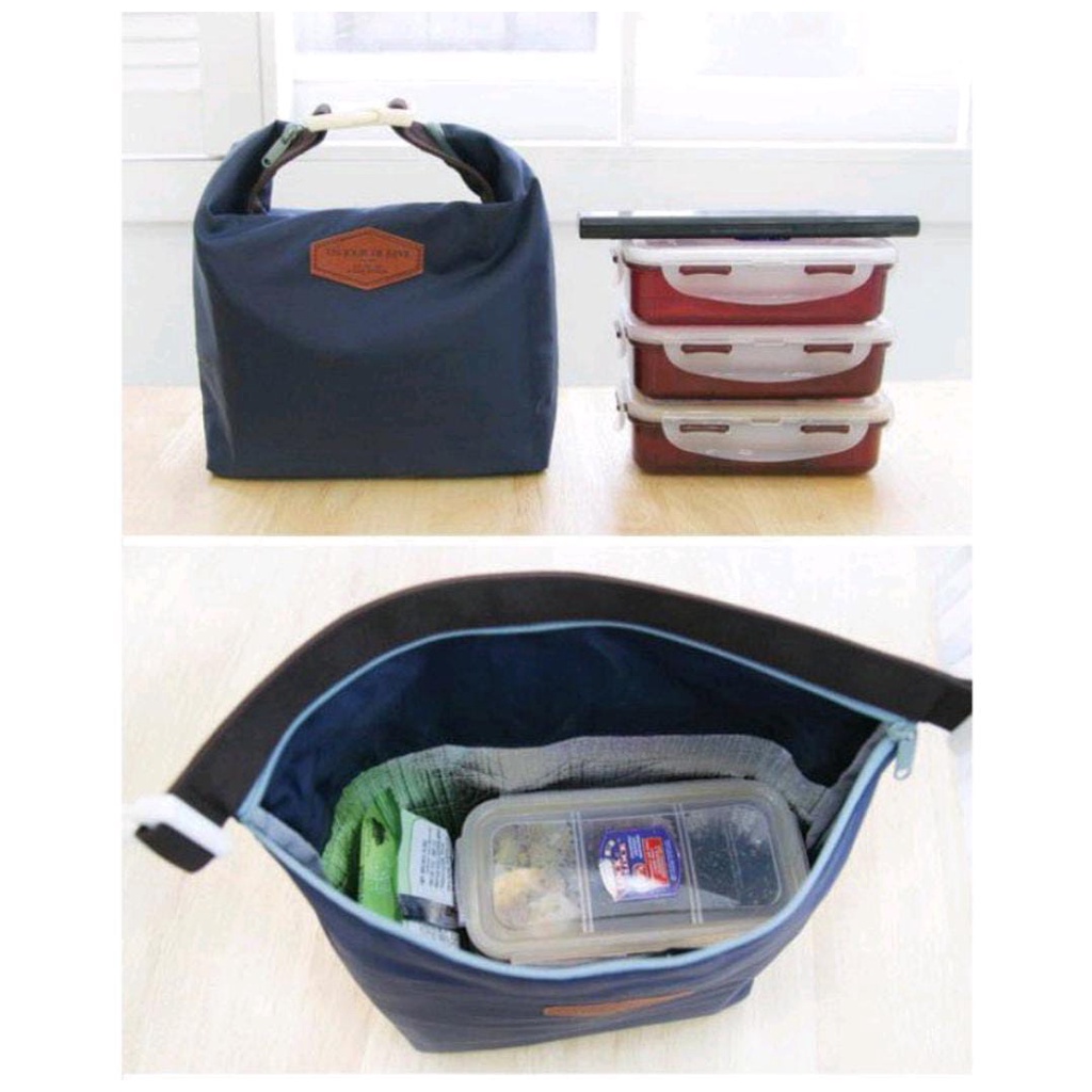 LUNCH BAG ICONIC INSULATED Thermal TAS BEKAL MAKAN TAHAN PANAS DINGIN