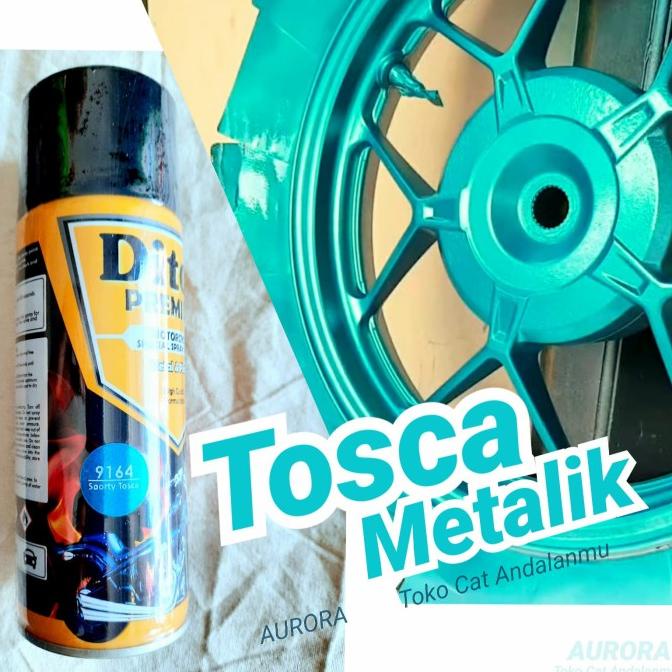 "'''] Pilox Diton Premium Tosca Green 9164 Hijau Biru Ijo Toska Metalik Blue