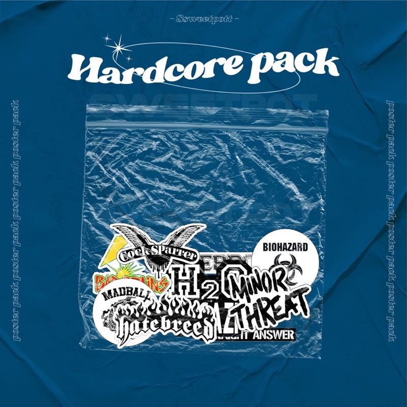 

(BISA COD) STICKER PACK [HARDCORE BAND EDITION] / STICKER AESTHETIC / STICKER RANDOM ISI 5 / STICKER METAL / STICKER POP / STICKER INDIE / STICKER BAND