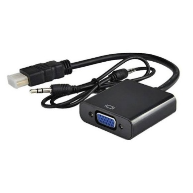 Adapter Converter HDMI Female to VGA Male 1080P Audio Port