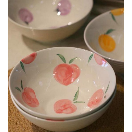 ramen bowl mangkok ramen mie keramik lucu korea korean style |gat