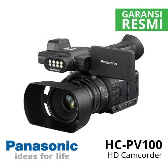 Camco Panasonic Hc-Pv100 Hd Camcorder Resmi Panasonic