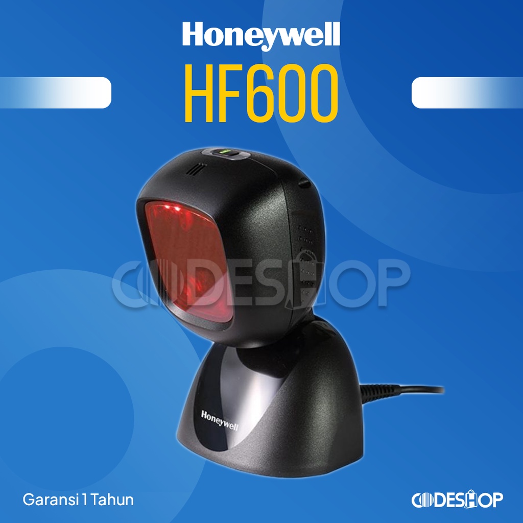 Scanner Barcode HONEYWELL HF600 USB 1D &amp; 2D Imager Auto Sense