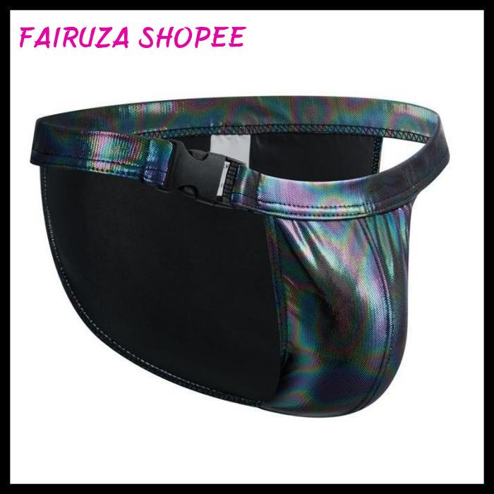 BRIEF UNDERWEAR PRIA JOCKMAIL SYNTHETIC LEATHER JM799 CELANA DALAMPRIA BRIEF UNDERWEAR PRIA JOCKMAIL