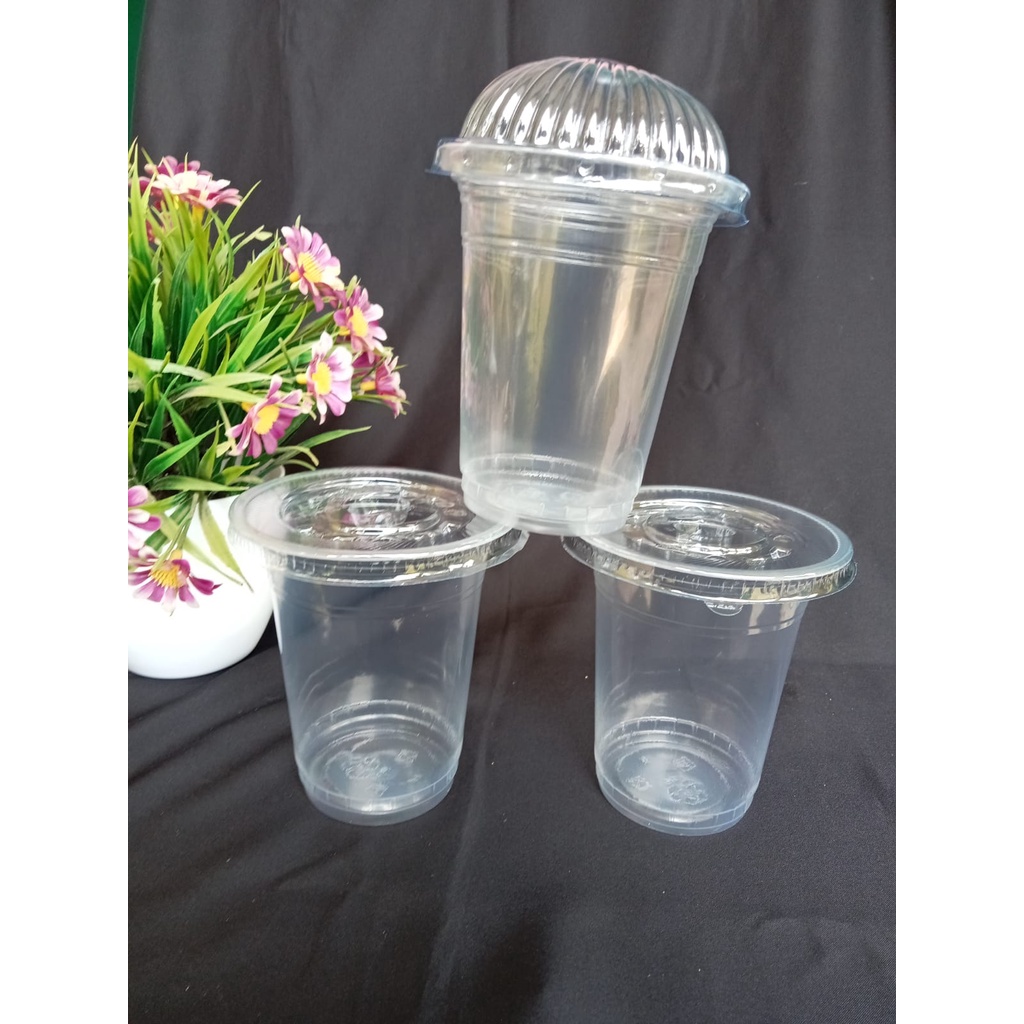 Terbaru!! Cup Gelas Bening / Cup Gelas Trasnparan Cap Idola Star Ukuran 8, 10, 12, 14 dan 16