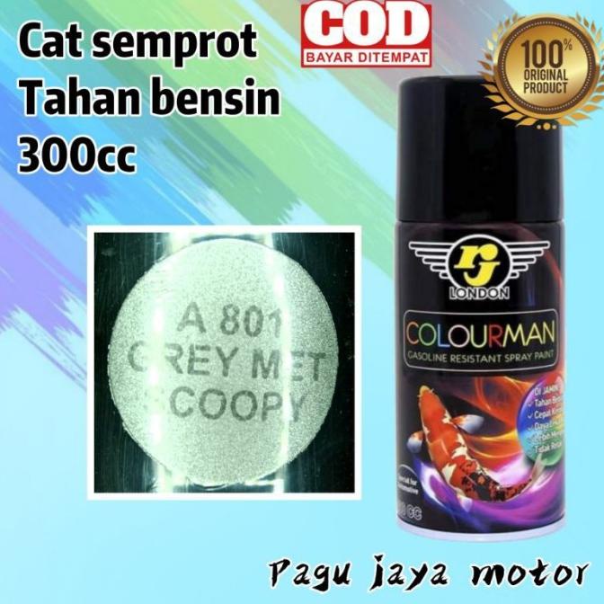 ,,,,,,,] pilox pilok 300cc tahan bensin metallic grey honda scoopy rj london