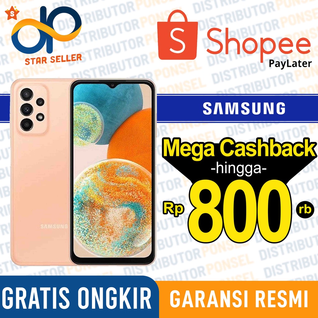 Samsung Galaxy A23 LTE - 5G 6GB+128GB Garansi Resmi SEIN Samsung A23 6 GB 128 GB