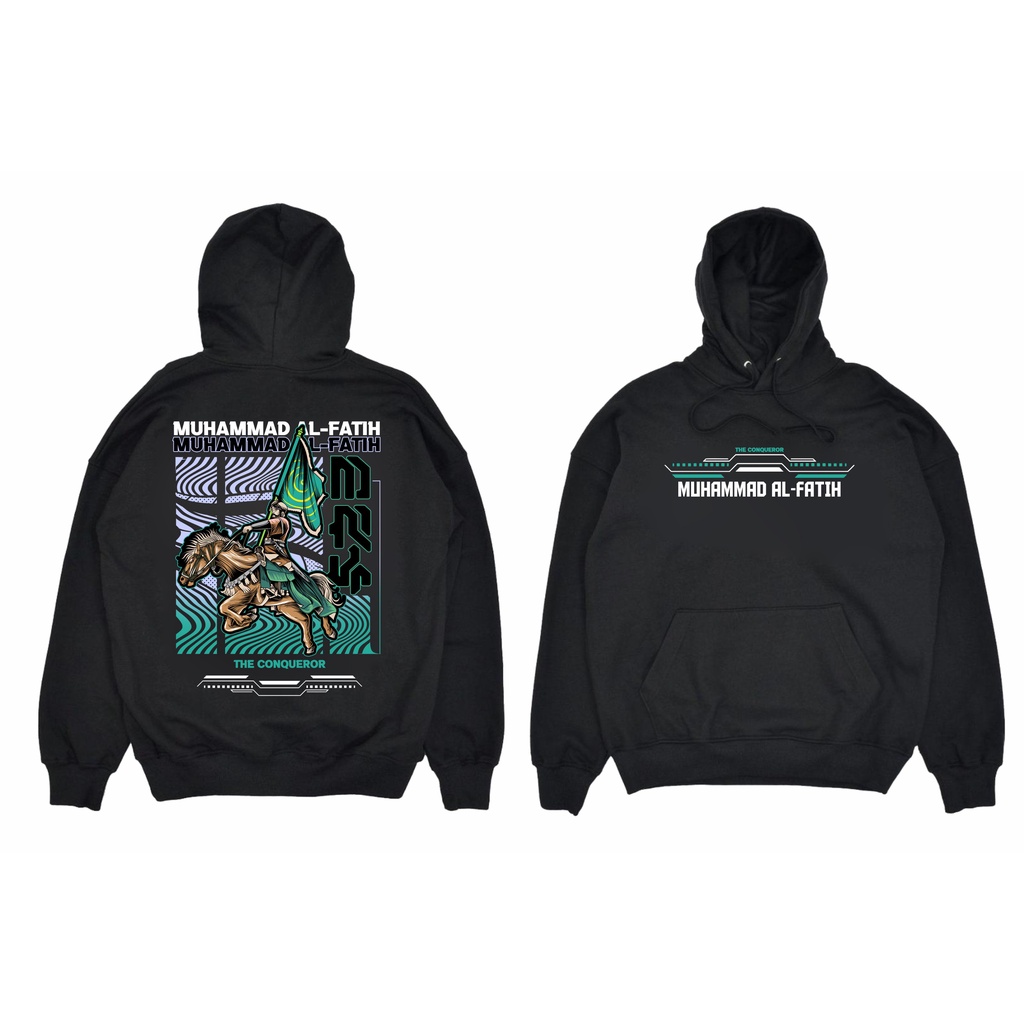 JAKET HOODIE ISLAMI ISLAMI MUHAMMAD AL FATIH VOL.2 BIG SIZE JUMBO