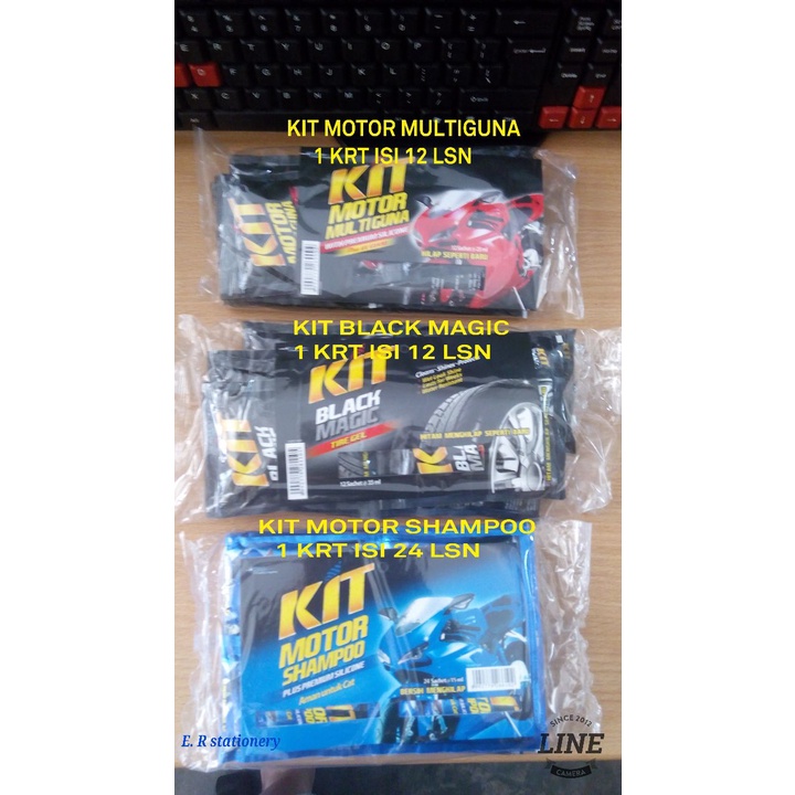 Kit motor multiguna / kit pengkilat body motor / KIT BLACK MAGIC / KIT PENGKILAT BAN / KIT SHAMPOO