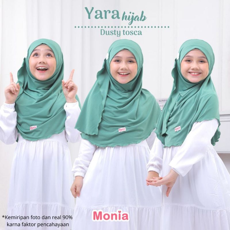 Yara Hijab by  Monia Hijab Kids Dusty Tosca MLXL | Hijab terlaris