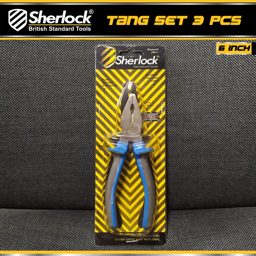 Tang kombinasi, Potong, Lancip Original Sherlock Tang Set 3 pcs