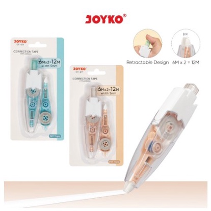 

Correction Tape / Pita Koreksi Joyko CT-571 5mmx12meter