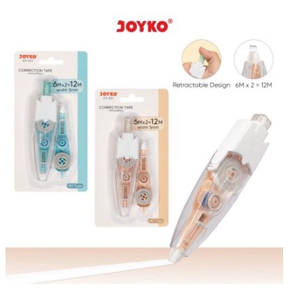 Correction Tape / Pita Koreksi Joyko CT-571 5mmx12meter