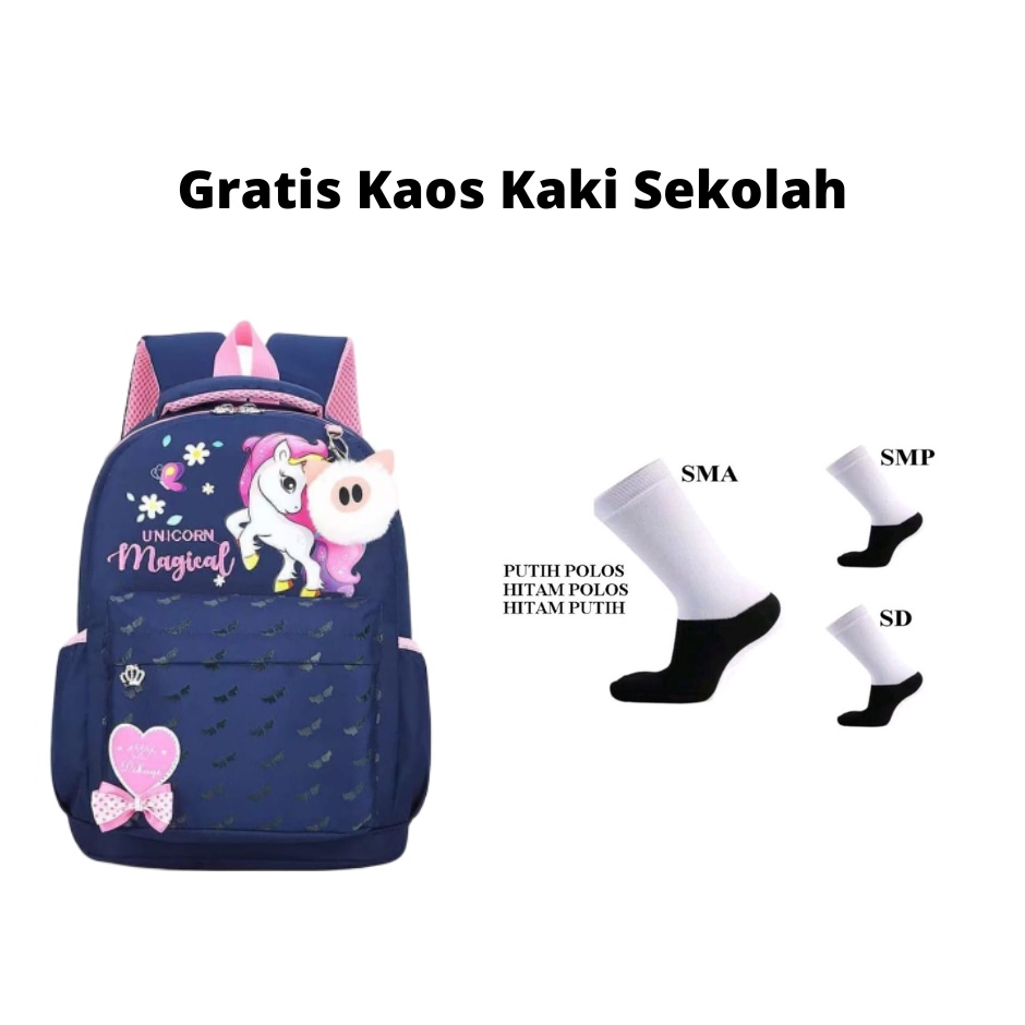 TAS SEKOLAH UNICORN ANAK PEREMPUAN LAKI LAKI TAS RANSEL TELUR UNICORN BERBAGAI MACAM KARAKTER ANAK TK