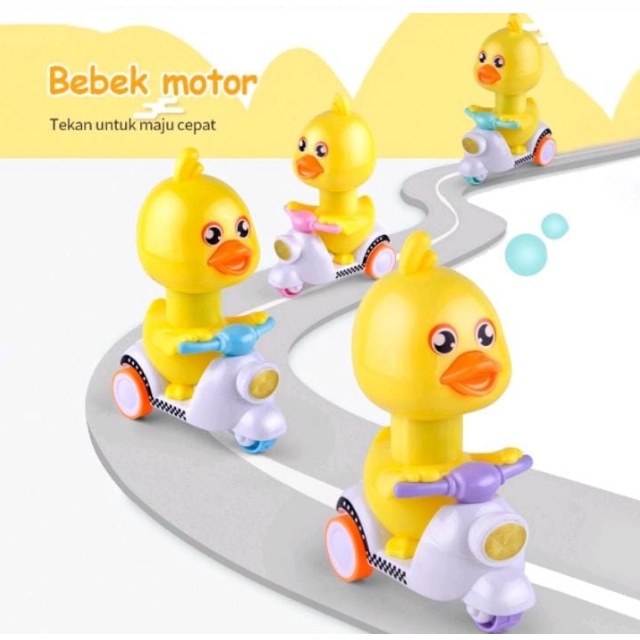 Dhio - Mainan bayi bebek mobil mainan anak inertial force to slide