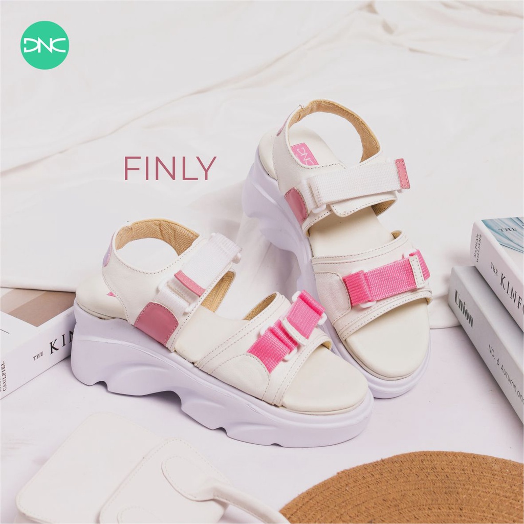 Finly White Pink Lilac - Sepatu sneaker fashion wanita nyaman original - DNC Shoes