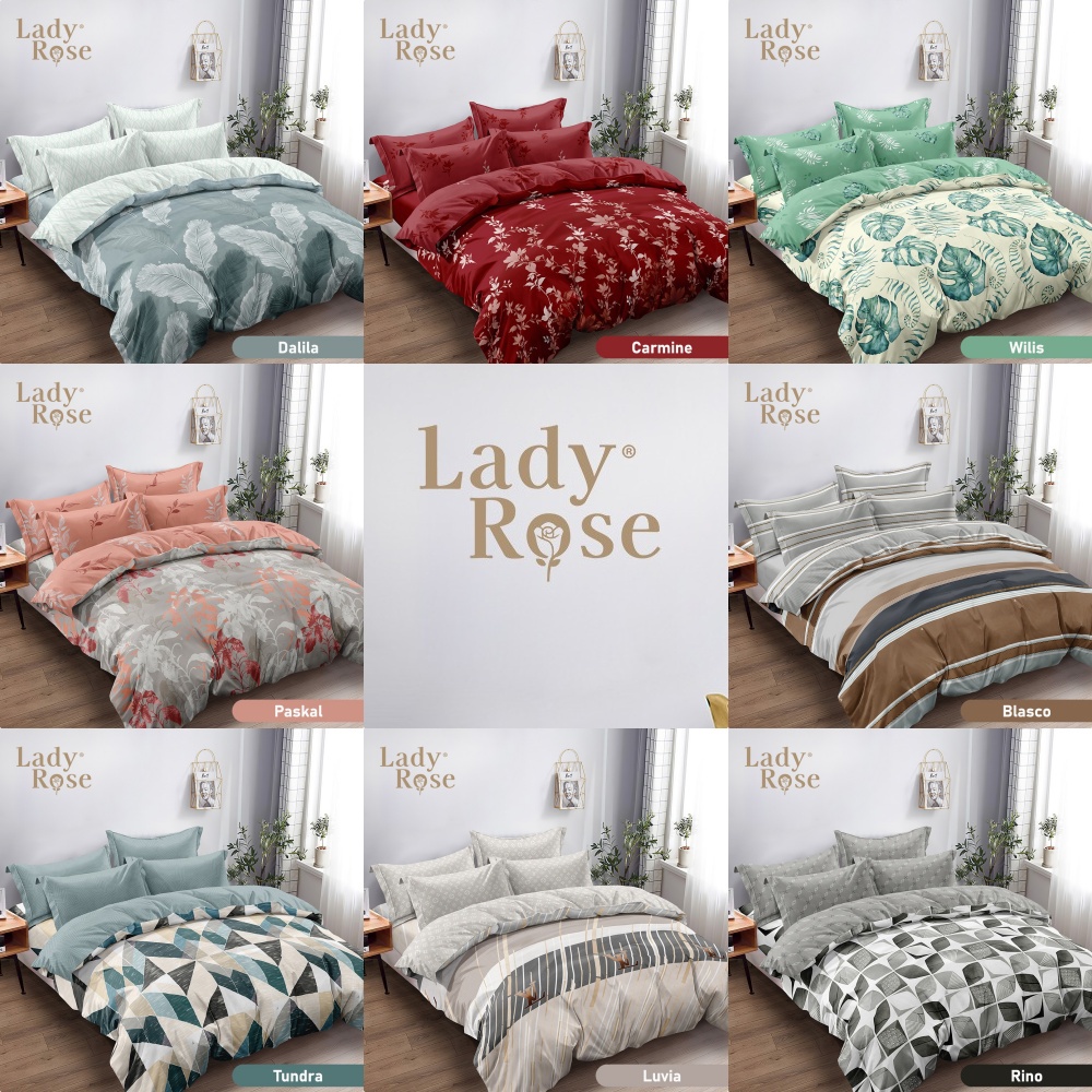 Lady Rose - Bed Cover King (180x200) Terlaris (B)