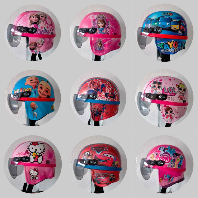 Helm Anak Sinchan Karakter Usia 1-4 tahun