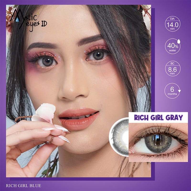 Softlens RICH GIRL DIA 14.00MM NORMAL /BB MYSTIC EYES